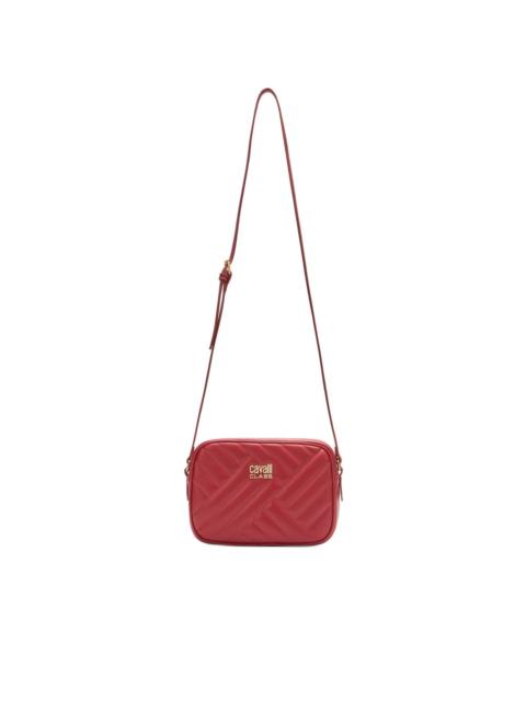 quilted logo shoulder bag