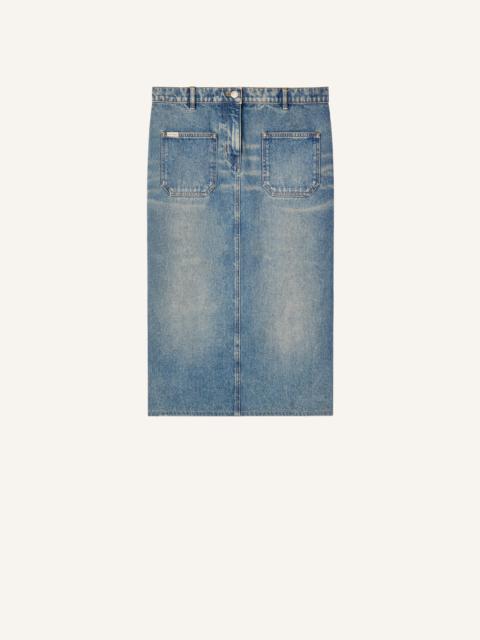 2-POCKET DENIM SKIRT