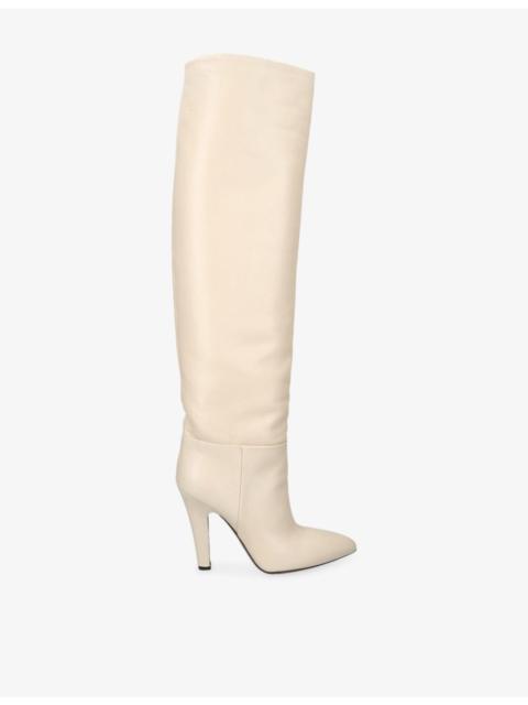 Elsa Leather Knee-High Boots