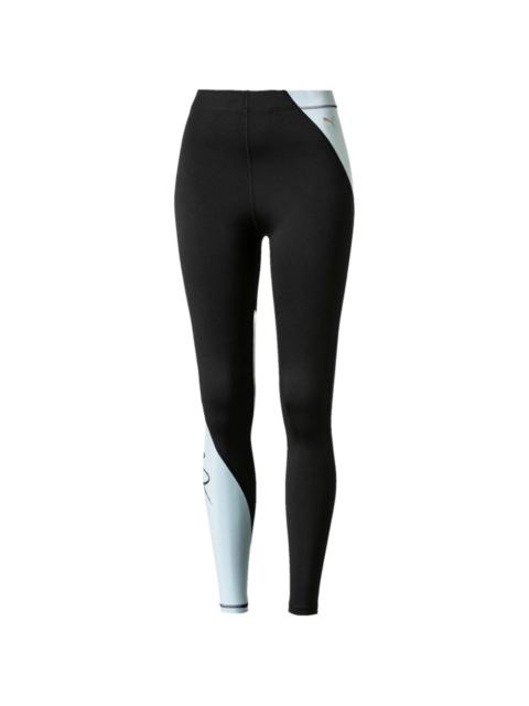 elastic-waist leggings