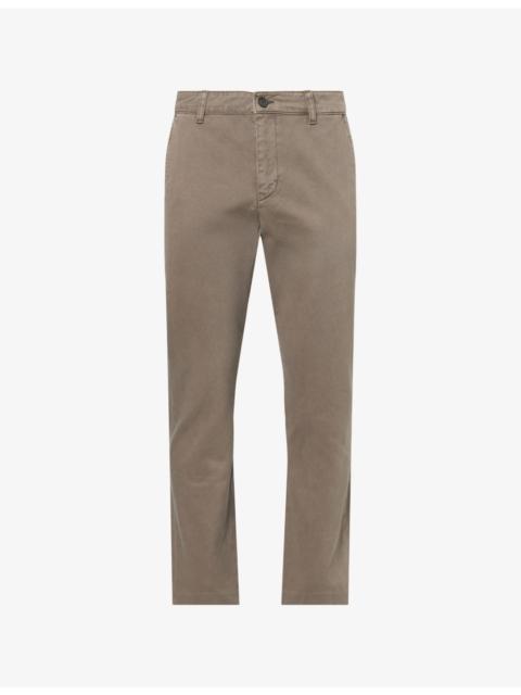 The Straight Regular-Fit Cotton Trousers