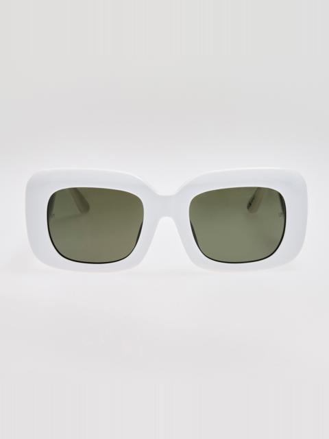 Emmy Sunglasses in White