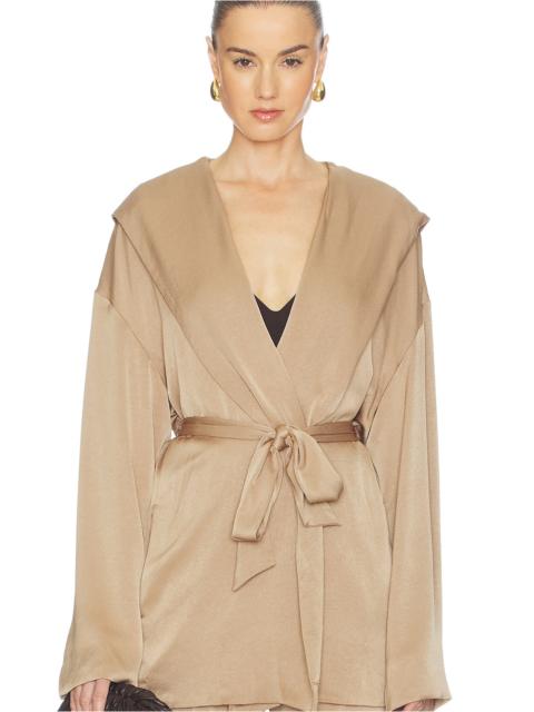 Hooded Wrap Jacket