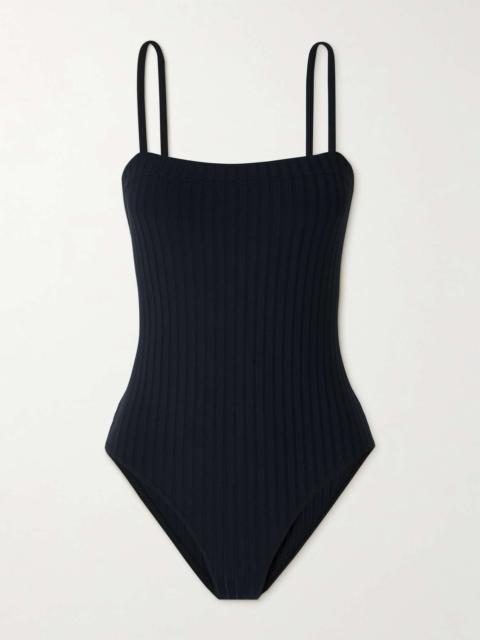 Paradise Tropicalia ribbed swimsuit