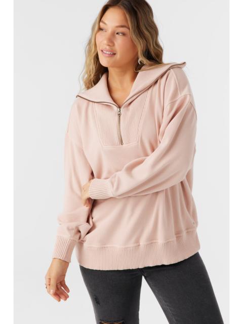 Karma French Terry Half Zip Pullover