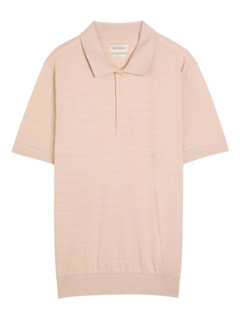 Glendale buttoned short-sleeve polo shirt