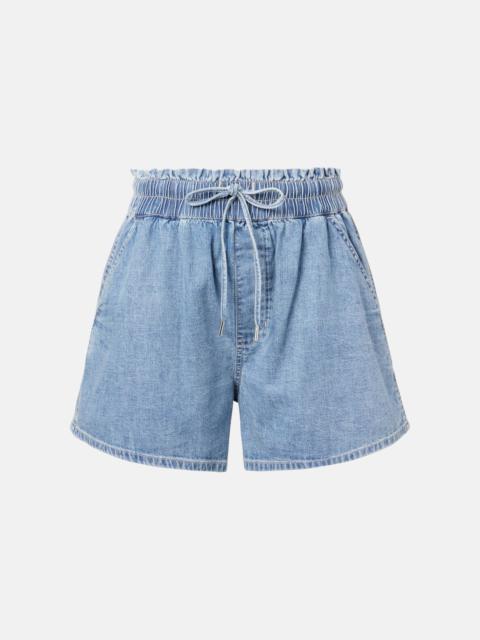 Wilder high-rise denim shorts