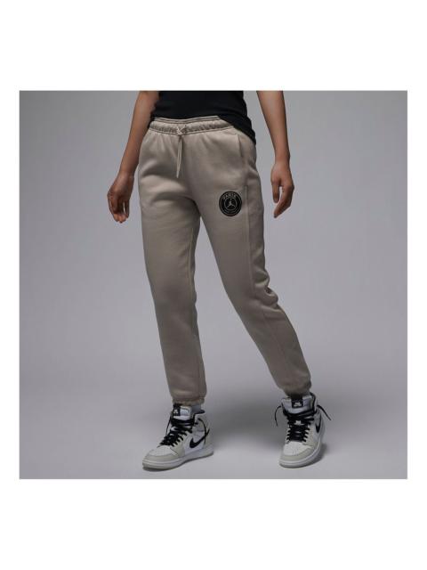 (WMNS) Air Jordan x Paris Saint-Germain Sweatpants 'Stone' FD6998-230