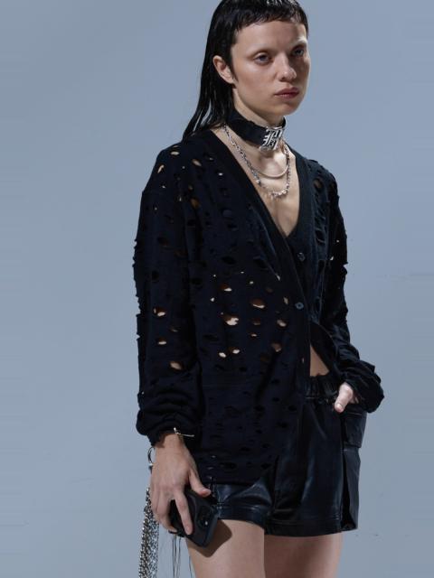 RIPPED BOYFRIEND CARDIGAN