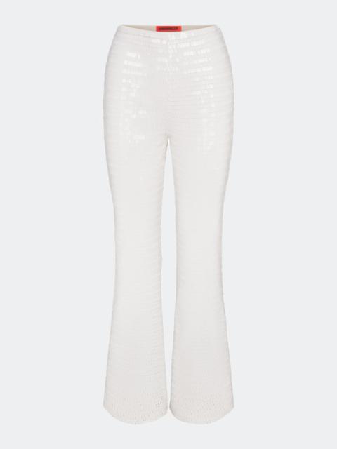 Robo Sequin Pant In Macadamia