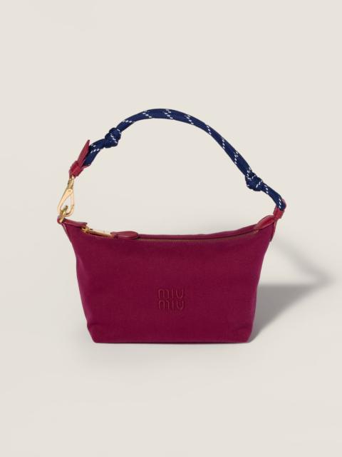 Gabardine pouch