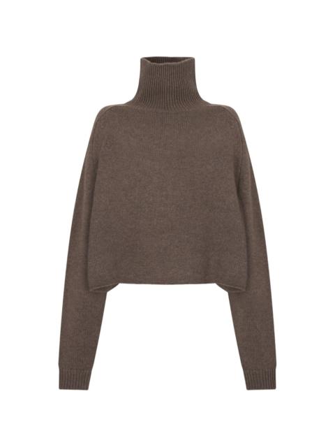roll-neck long-sleeve sweater
