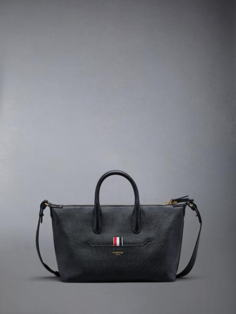 small leather tote bag