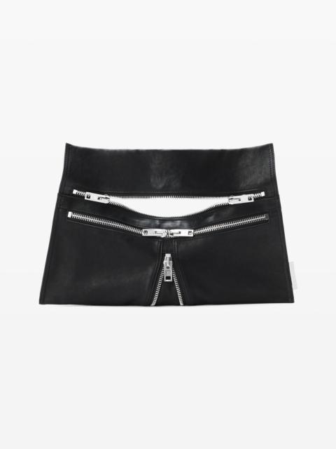 Black Medium Calfskin Geo Bag