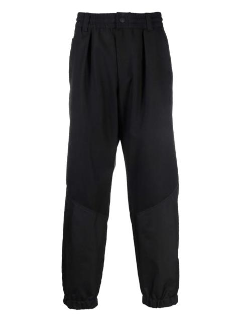 pleated panelled trousers