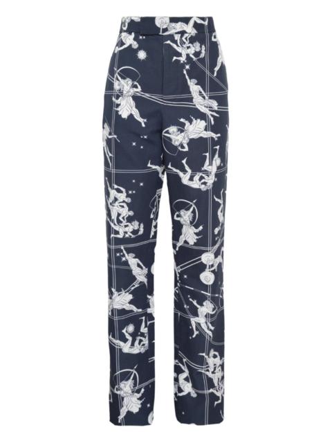 printed trousers