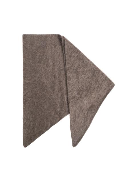 brushed cashmere scarf