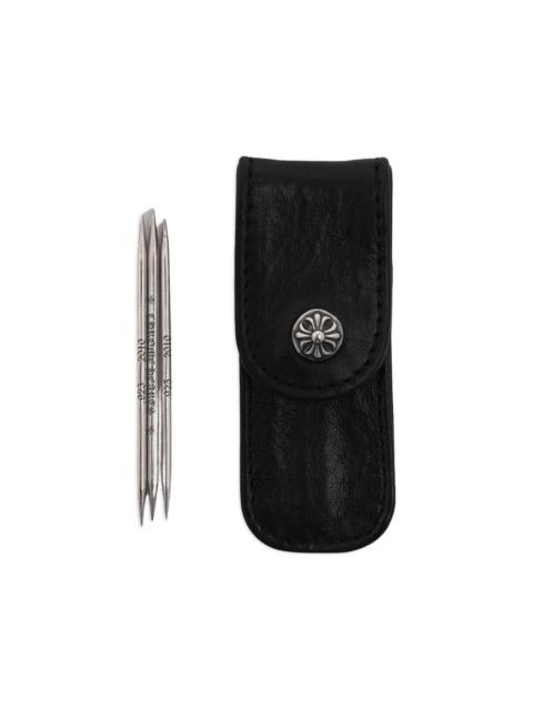 logo-engraved toothpick set