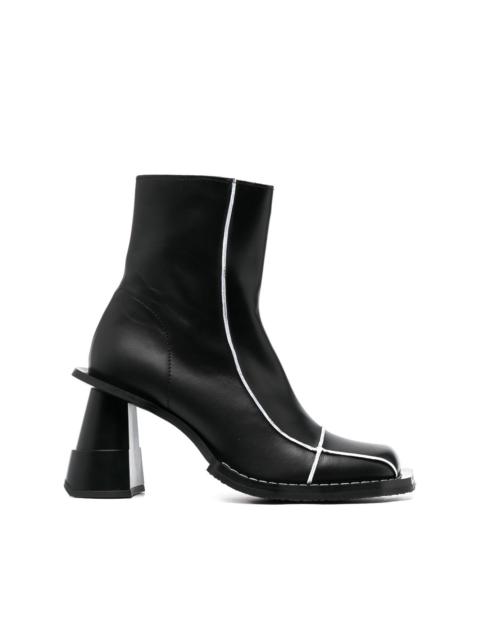 Elle Driver 90mm leather boots