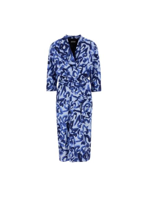 DARMINAS WHITE WRAP DRESS