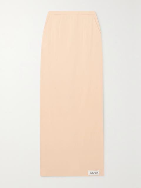 Stretch-silk Georgette Maxi Skirt
