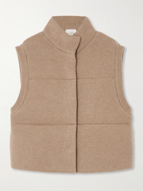 Montana Quilted Organic Cashmere Vest