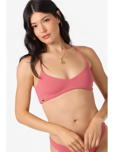 Saltwater Solids Rib Huntington Bralette Top