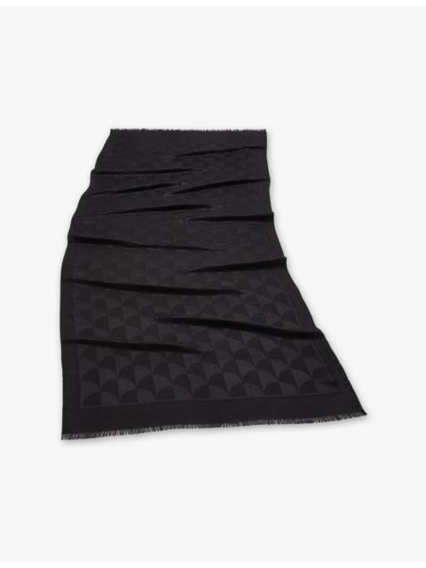 Calla Maxi Silk and Wool-Blend Stole