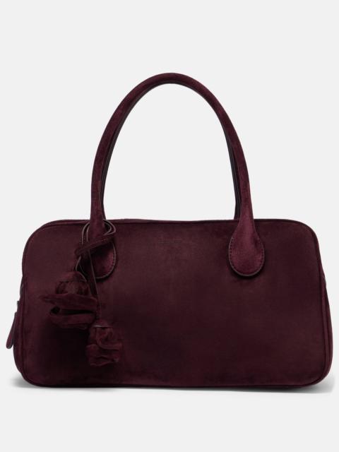 Brigitte Large suede shoulder bag