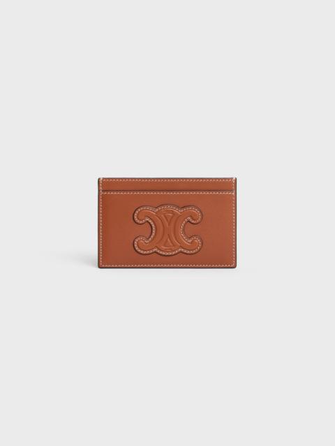 Card holder in smooth lambskin