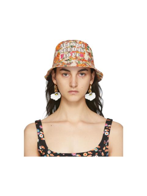 SSENSE Exclusive Multicolor Nacre Jersey Bob Bucket Hat