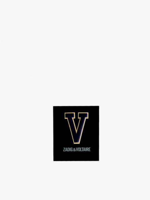Initial V Sticker