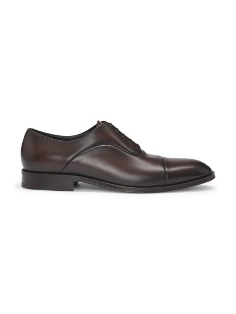 CAPTOE OXFORD SHOES IN SMOOTH LEATHER