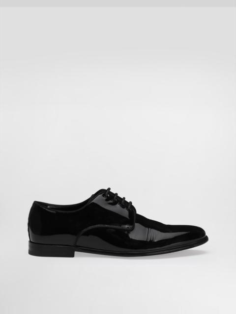 Patent leather Derby shoes