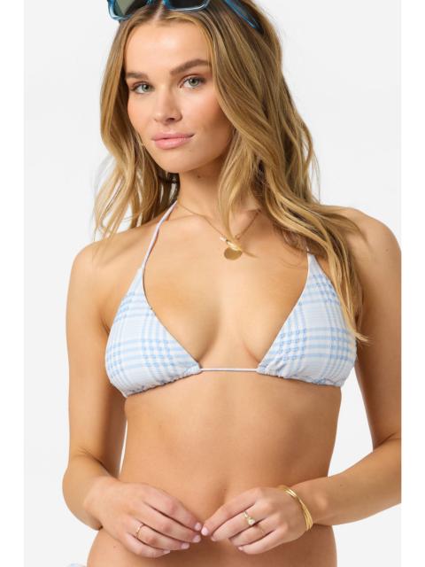 Catamaran Plaid Venice Triangle Top