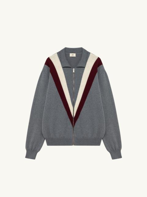 UNISEX KNIT WOOL SHIRT JACKET