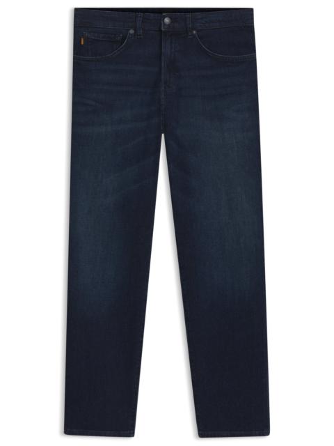 MAINE REGULAR-FIT JEANS IN DARK-BLUE COMFORT-STRETCH DENIM