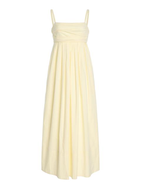 Claudine Tech-Poplin Dress yellow