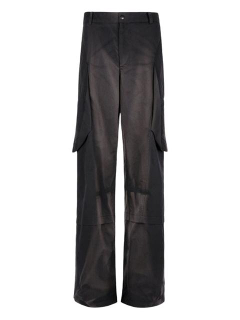 Sun-Bleached cargo pocket trousers