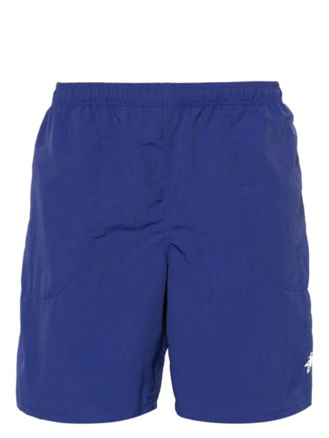 Logo nylon shorts