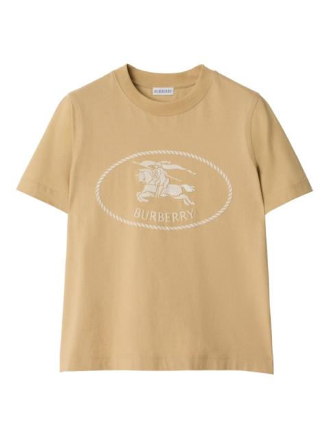 Knight-print cotton t-shirt