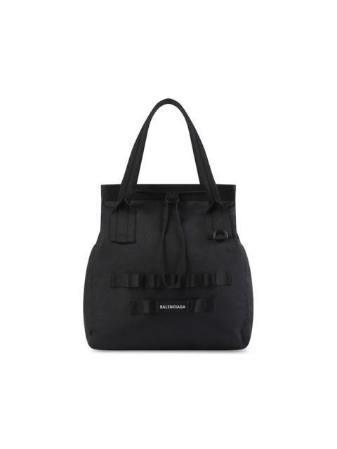 Men's Army Small Tote Bag in Black