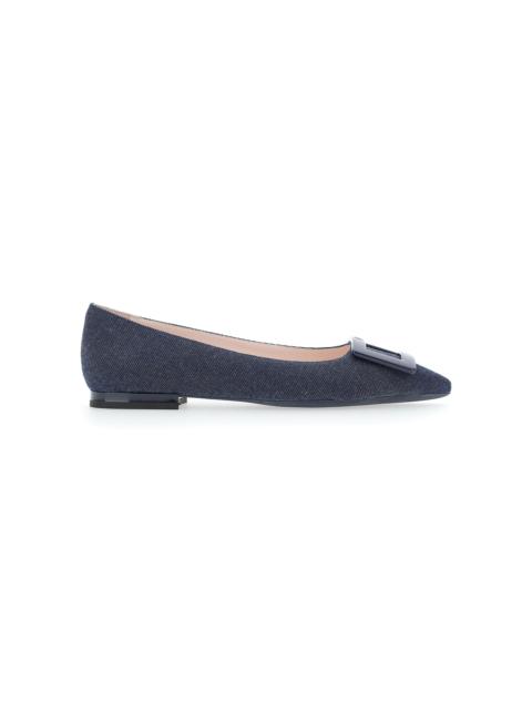 Gommettine Denim Flats blue