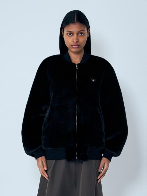 Faux Fur Reversible Bomber Jacket