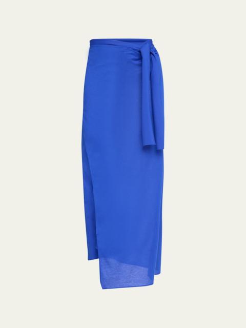 Peplum Long Sarong with Belt