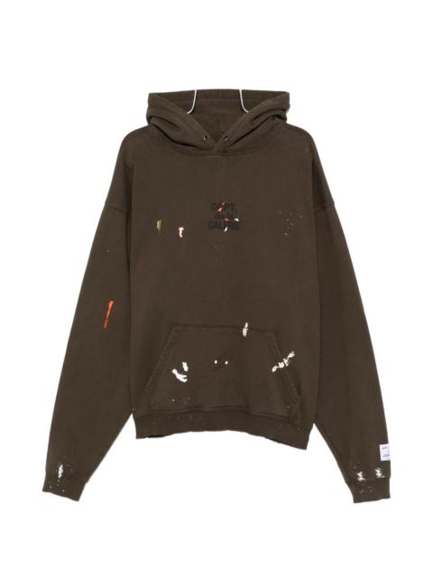 Gallery Dept. Paint-splatter Hooded Sweatshirt