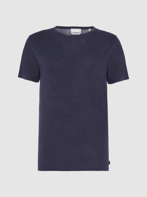 Featherweight Cotton Tee in Navy