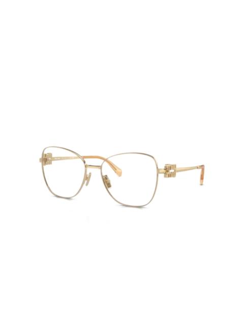 cat-eye frame glasses