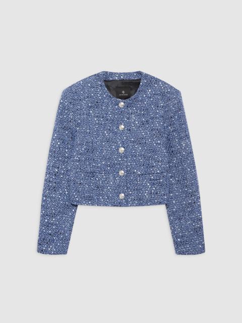 Amber Jacket - Blue Tweed