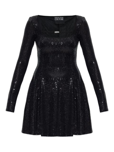 sequin-embellished mini dress